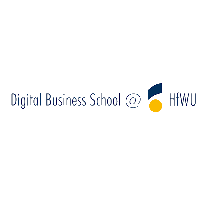 Digital Business School @ HfWU Logo_weißsquare